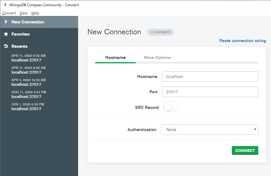 MongoDBへの接続_2