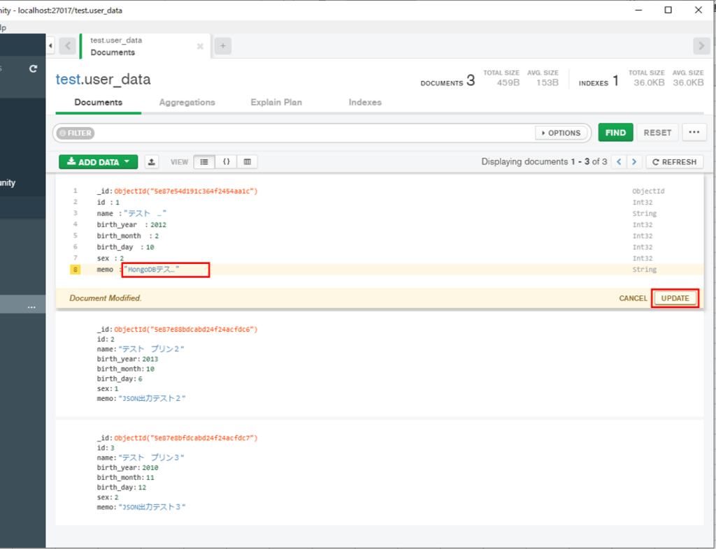 mongodb compass filter by id