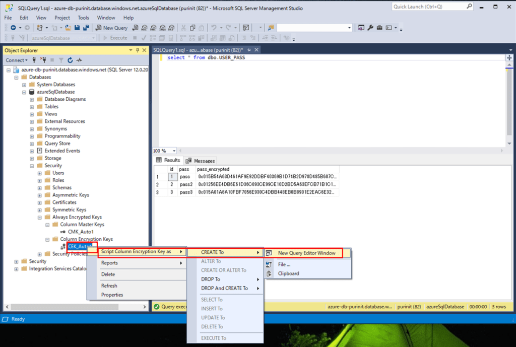SQL DatabaseのカラムをSSMSを使ってAlways Encryptedで暗号化してみた｜ITエンジニアとして経験・学習したこと